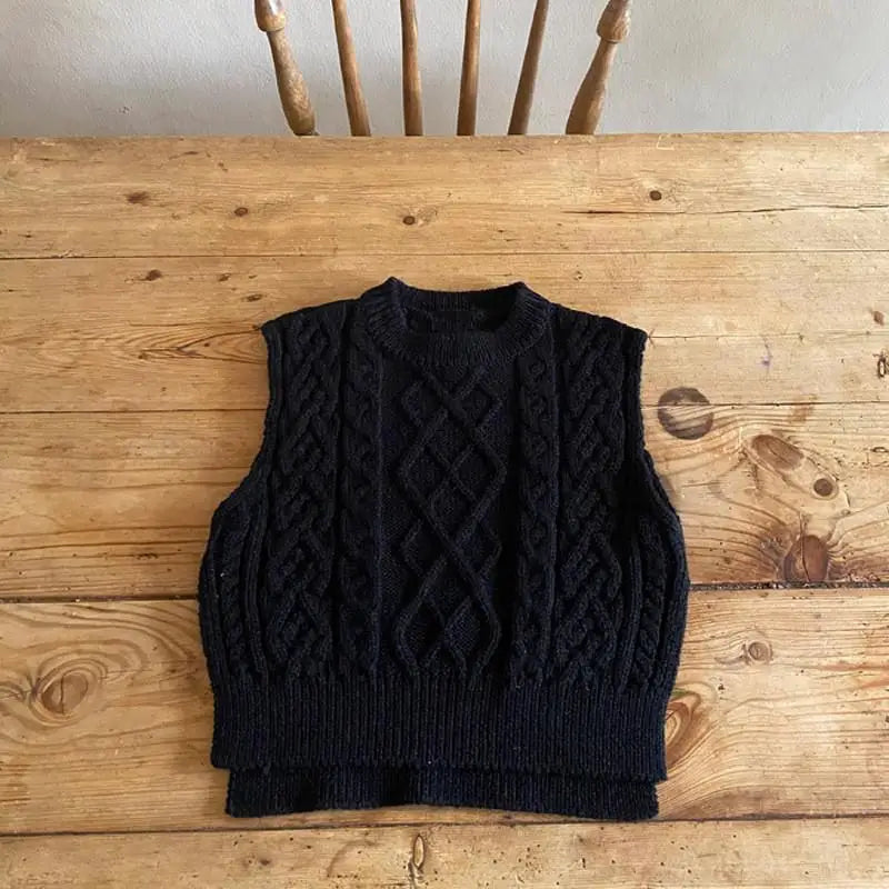 Cotton Knit Vest