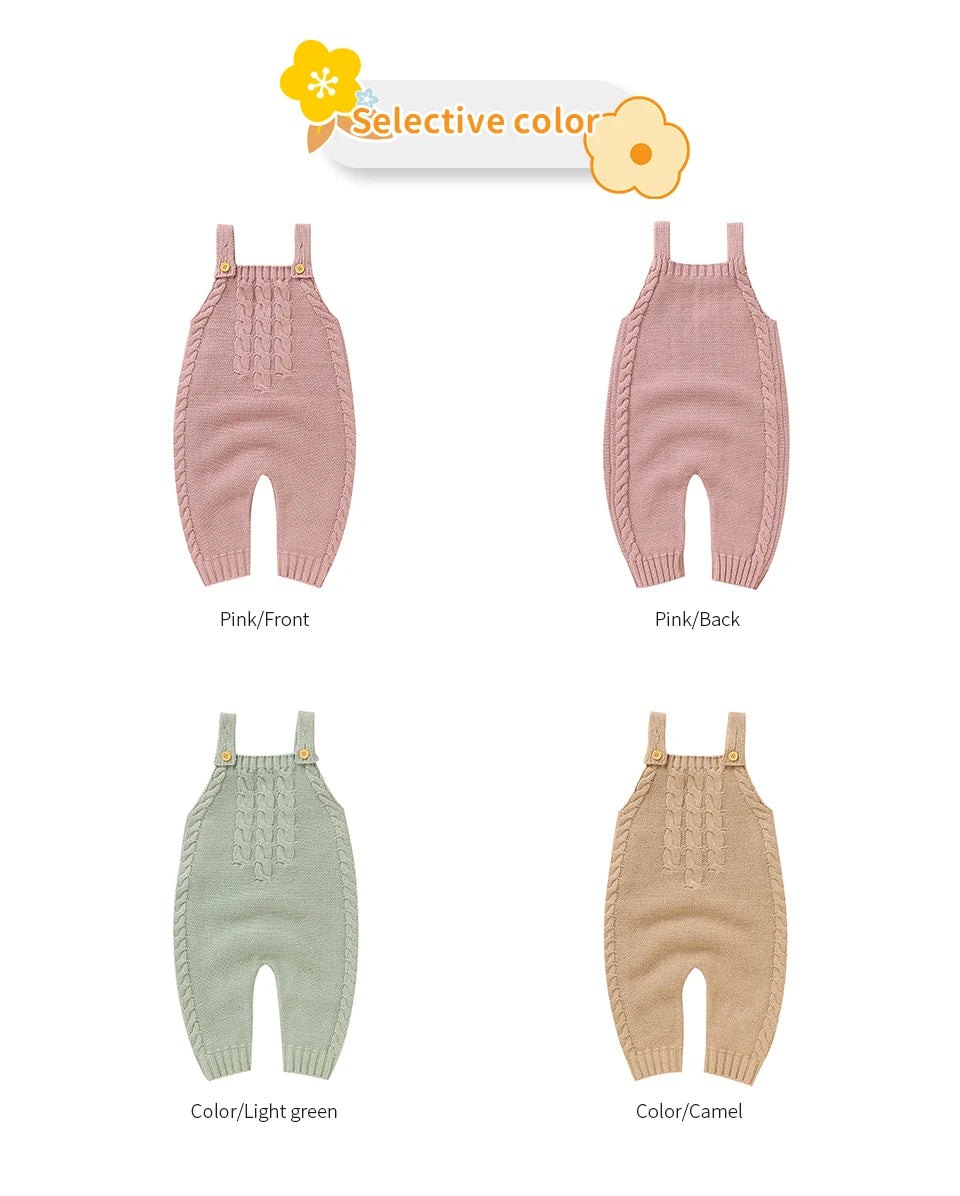 Solid Knit Sleeveless Romper