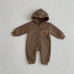 Bear Hooded Winter Bodysuit