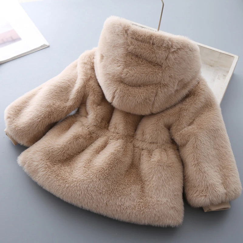 Mink Fur Hooded Coat