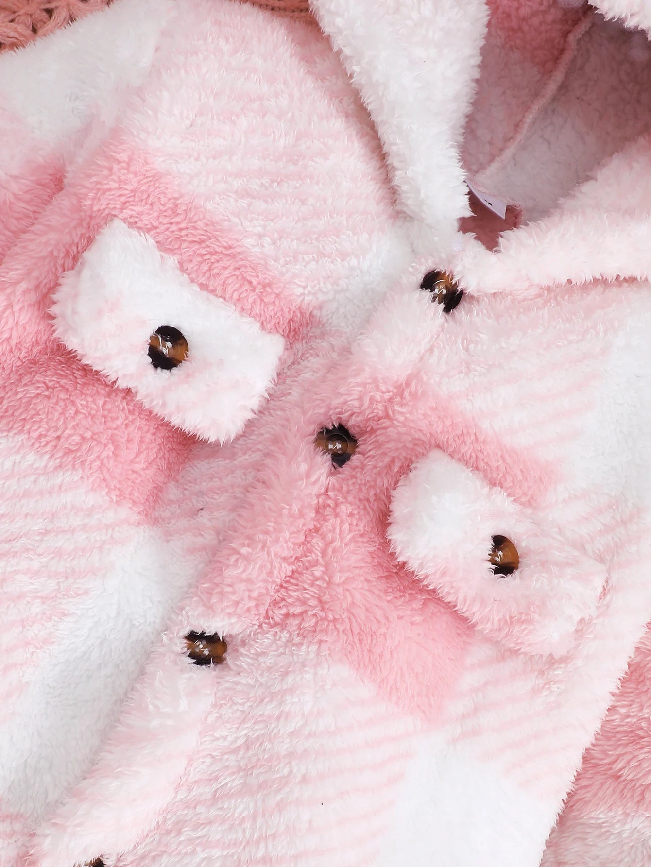 Plaid Plush Hooded Romper