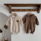 Bear Hooded Winter Bodysuit
