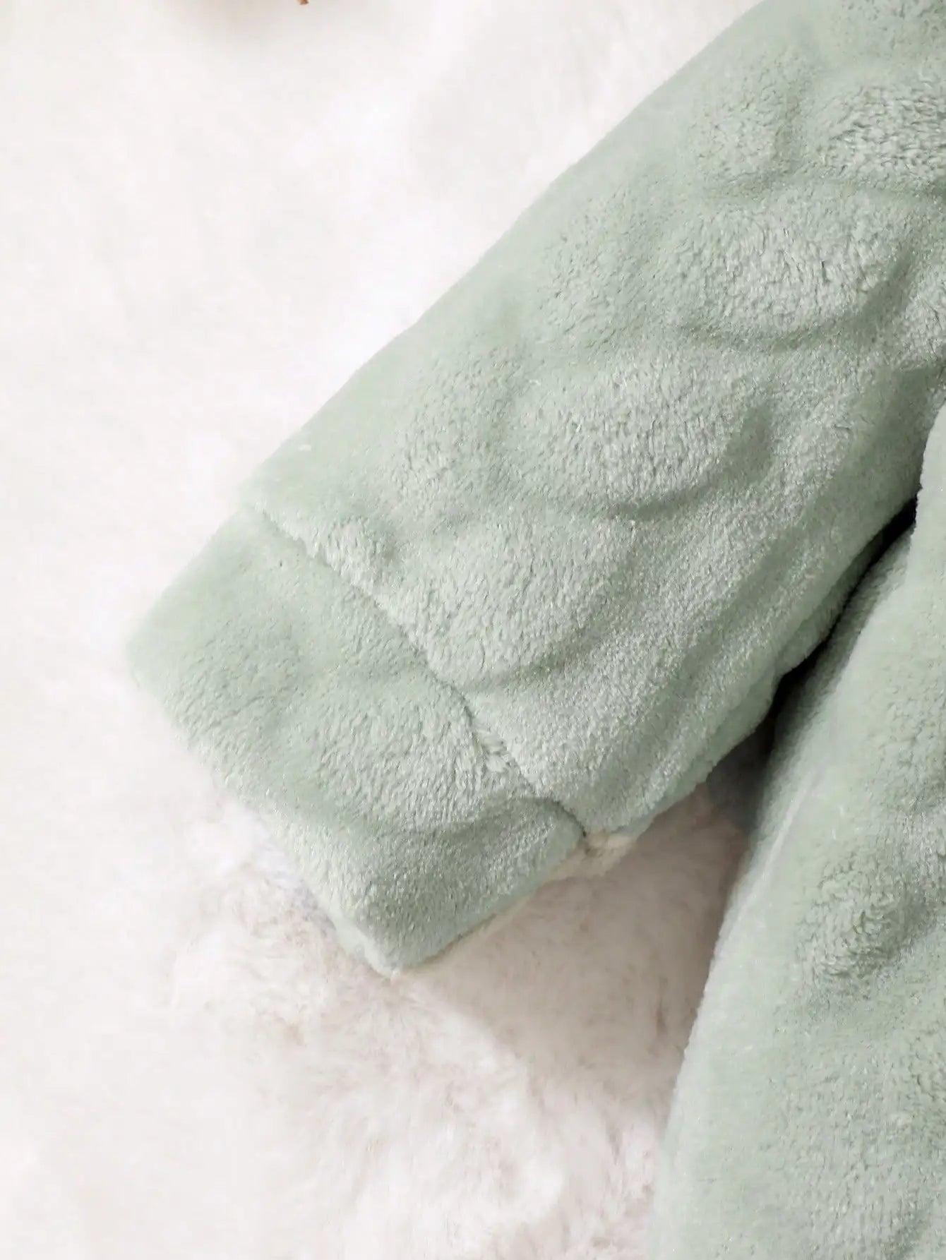 Plush Zip Hooded Romper