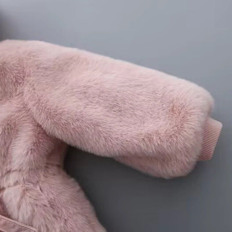 Mink Fur Hooded Coat