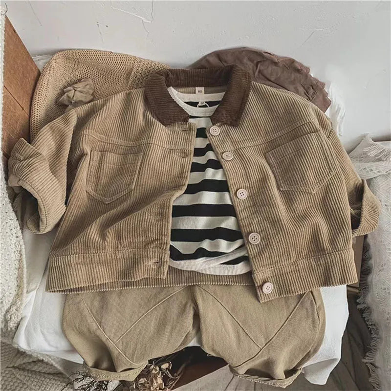 Corduroy Collar Jacket