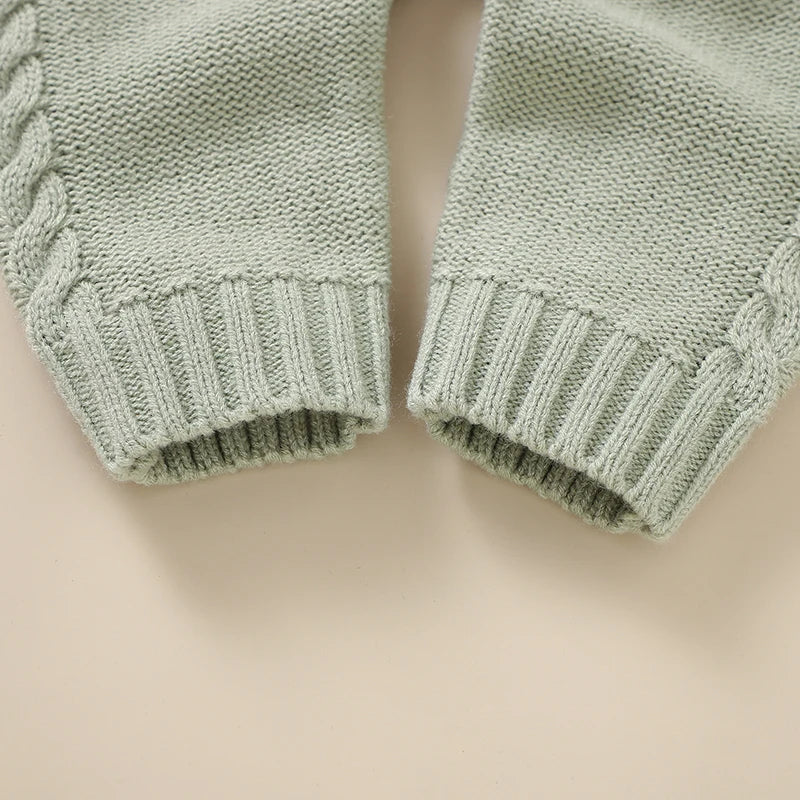 Solid Knit Sleeveless Romper