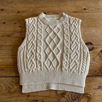 Cotton Knit Vest