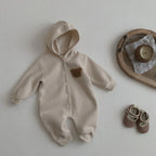 Bear Hooded Winter Bodysuit