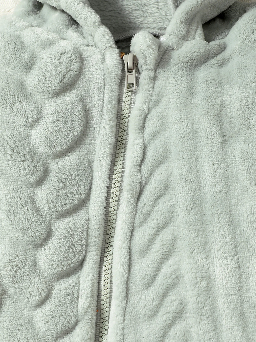 Plaid Plush Hooded Romper