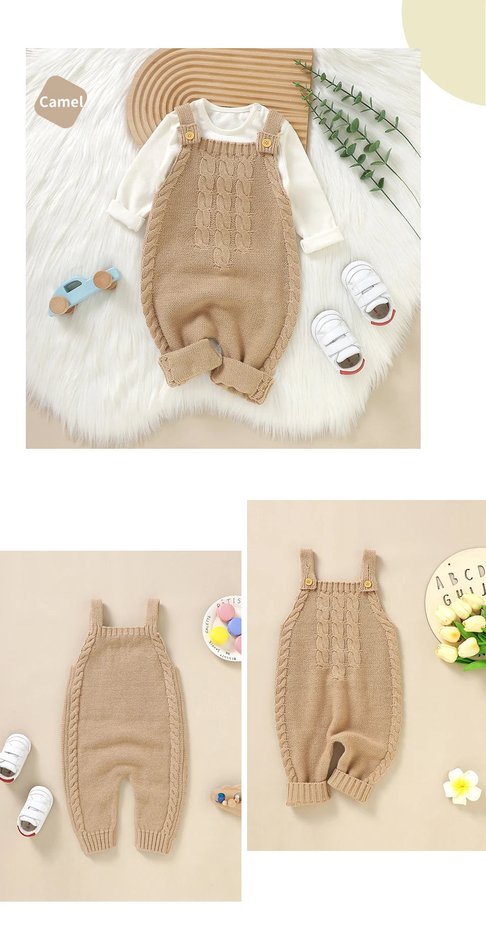 Solid Knit Sleeveless Romper