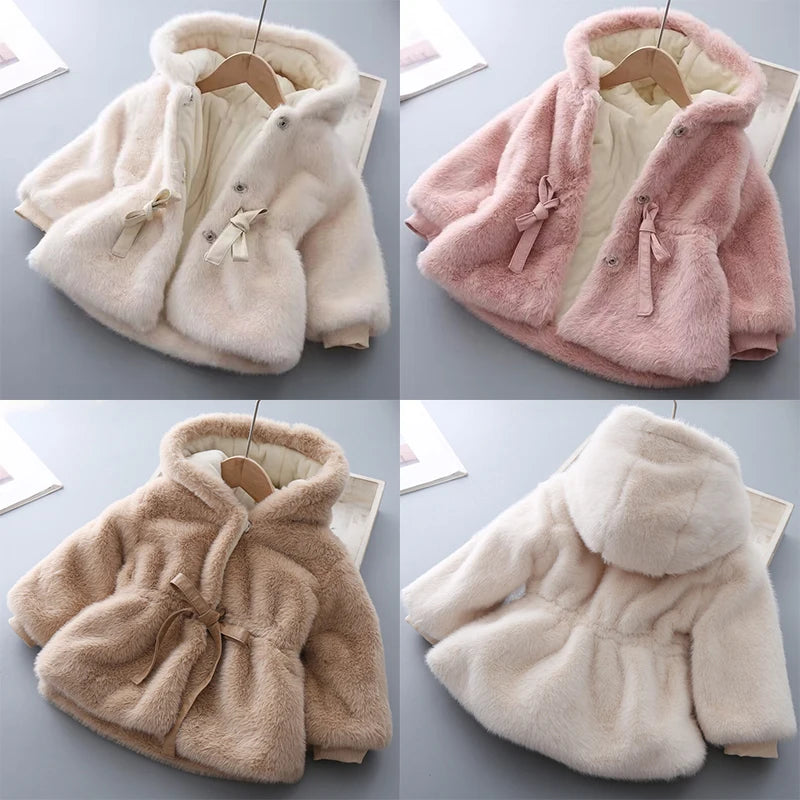 Mink Fur Hooded Coat