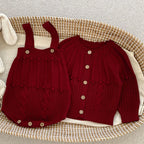 Korean Cardigan Romper Set