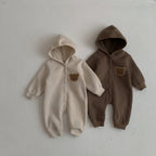 Bear Hooded Winter Bodysuit