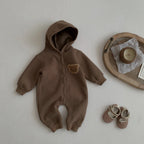 Bear Hooded Winter Bodysuit