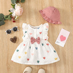 Love Print Dress Set