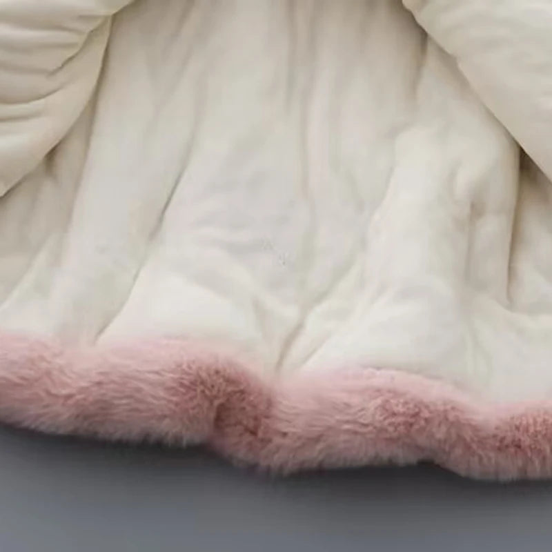 Mink Fur Hooded Coat