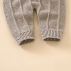 Neutral Knit Romper Set