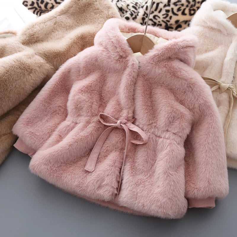 Mink Fur Hooded Coat