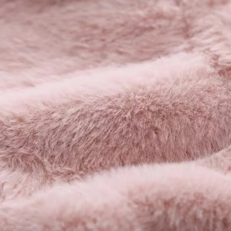 Mink Fur Hooded Coat