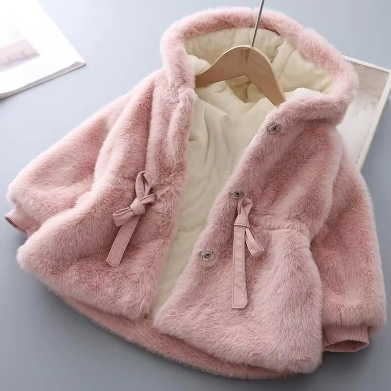 Mink Fur Hooded Coat