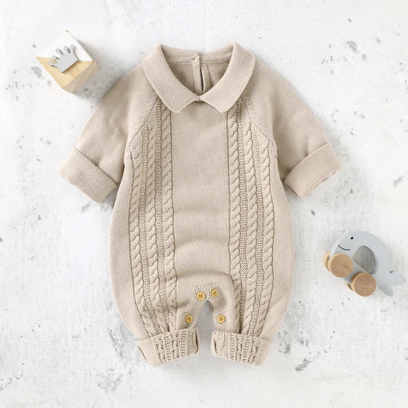 Knitted Hooded Jumpsuit