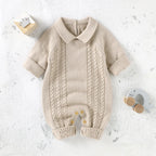Knitted Hooded Jumpsuit