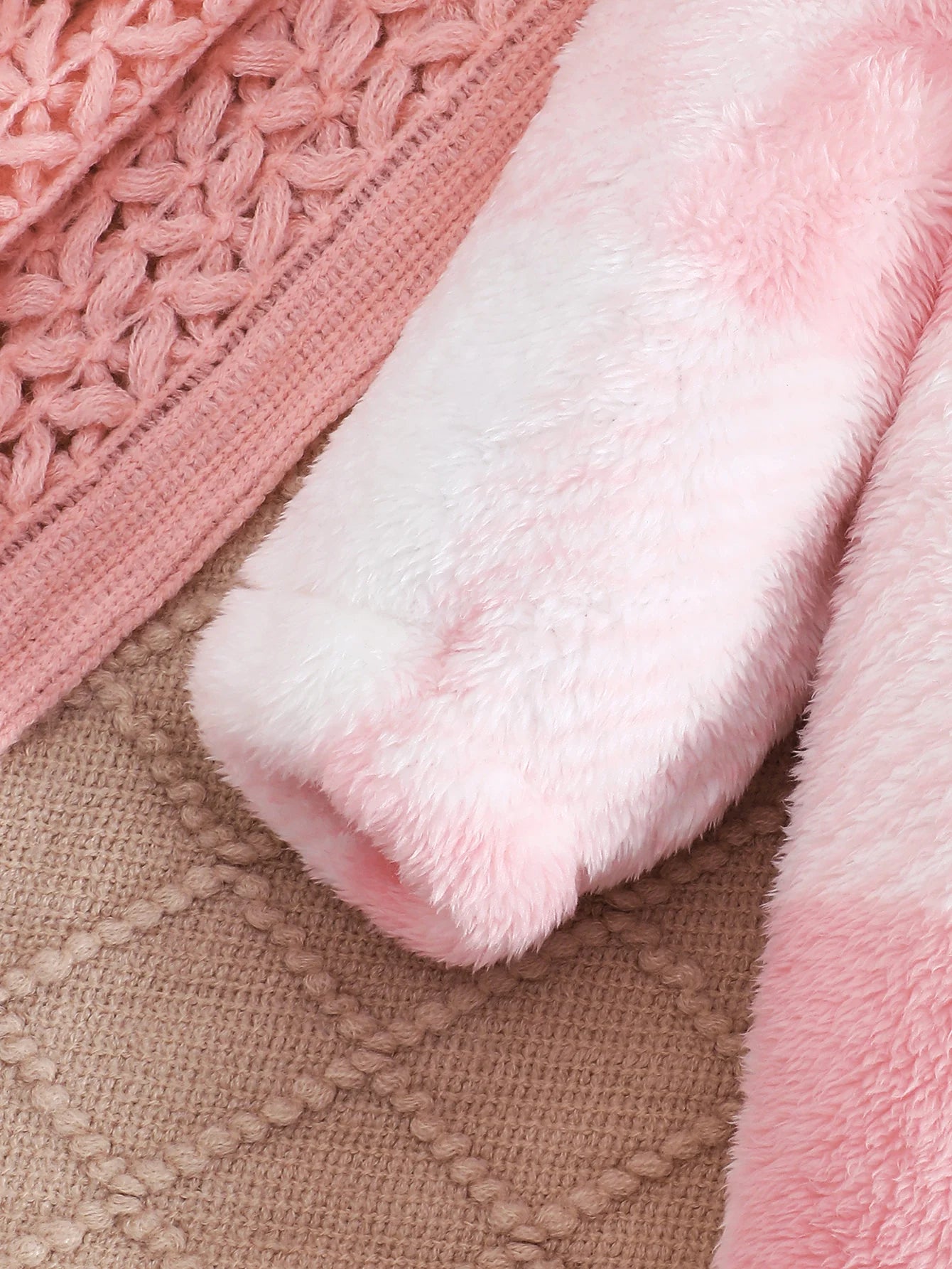 Plaid Plush Hooded Romper