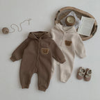 Bear Hooded Winter Bodysuit