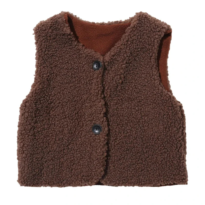 Velvet Plush Vest