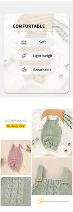 Solid Knit Sleeveless Romper