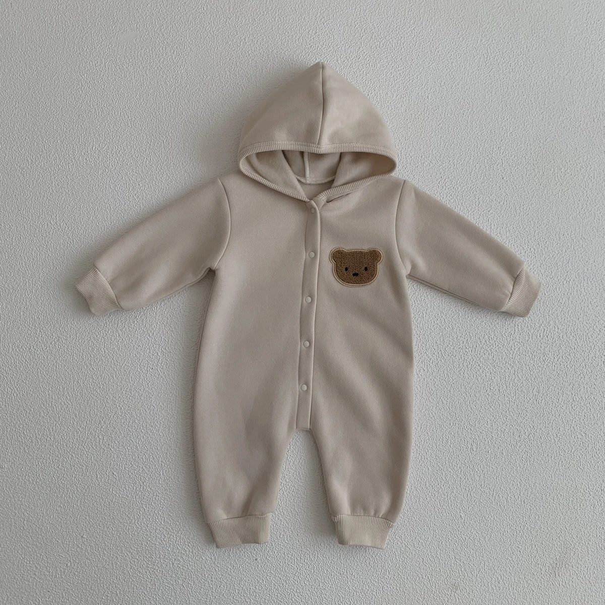 Bear Hooded Winter Bodysuit