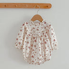 Ditsy Flower Graphic Sisterly Clothes Onesies & Dress-2