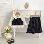 Spring and Autumn Baby Kids Girls Lace Trim Decorated Sleeveless Vest,